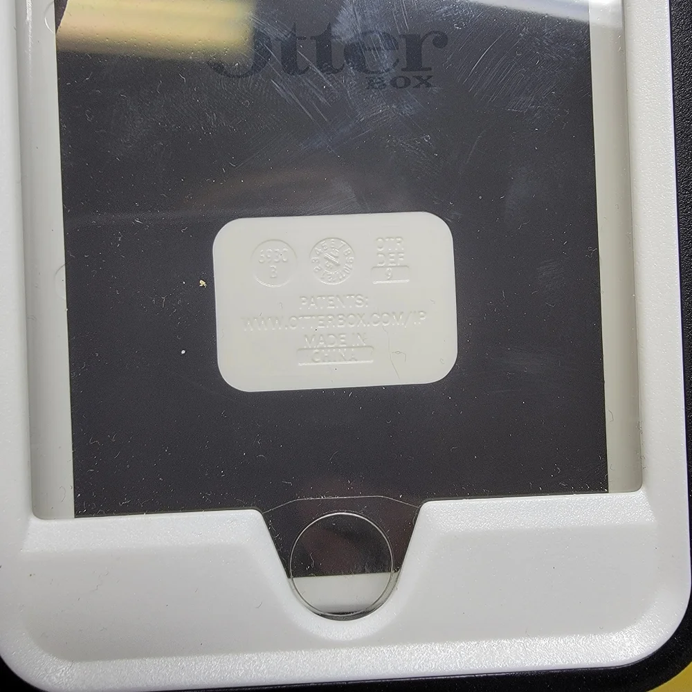 Otterbox Defender Iphone 6/6s Black White Phone Case